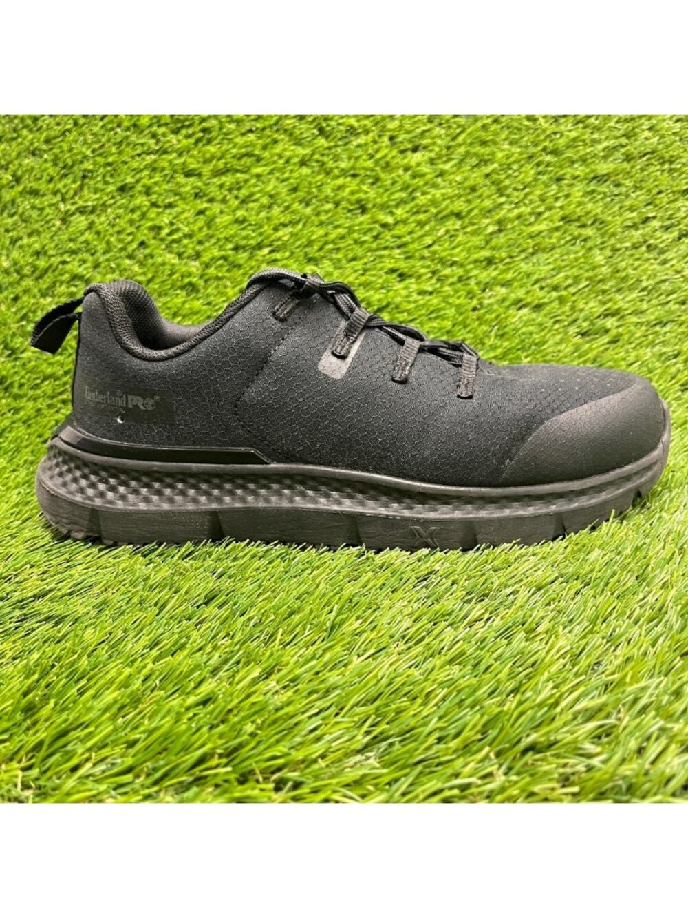 Timberland Pro Intercept Womens Size 8D Triple Black Steel Toe Safety Work Shoes